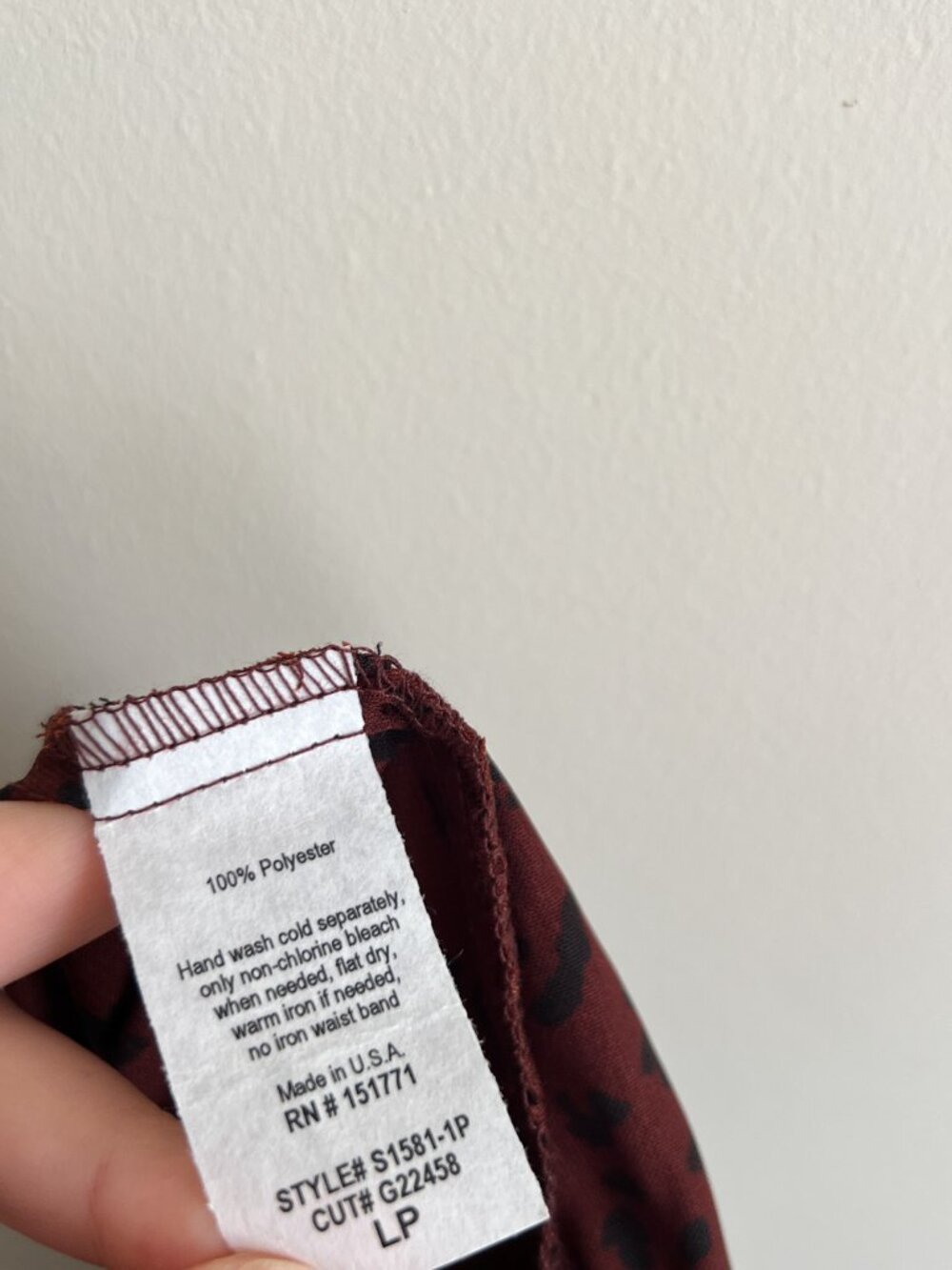NWT Le Lis Stitch Fix Printed Alanna Faux Wrap Midi Skirt - Picture 7 of 7